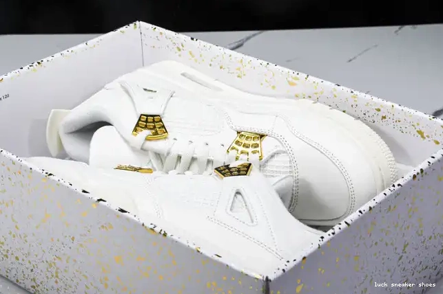 Reps LUCY Gold AQ9129-170 Metallic Retro 4 Jordan 0610